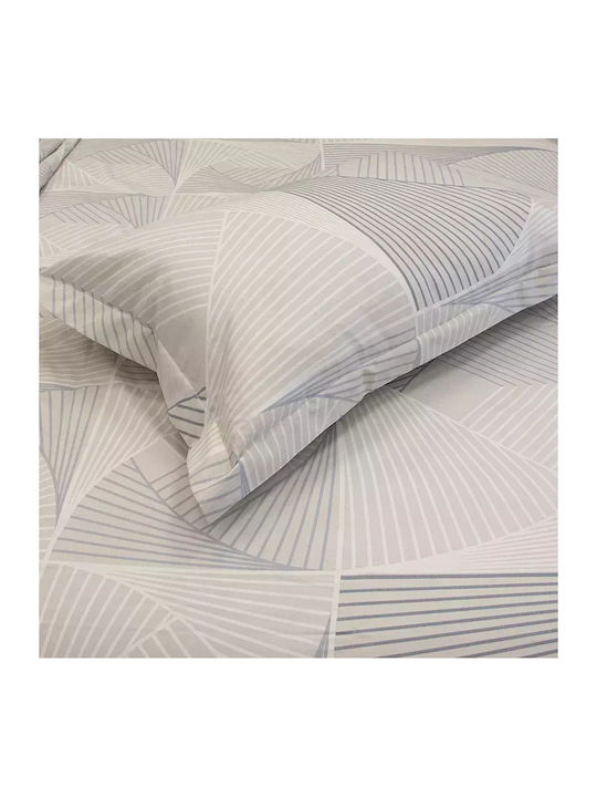 Lino Home Sheet Sets Queen 240x260cm. Loxo Beige, Pink, White 4pcs