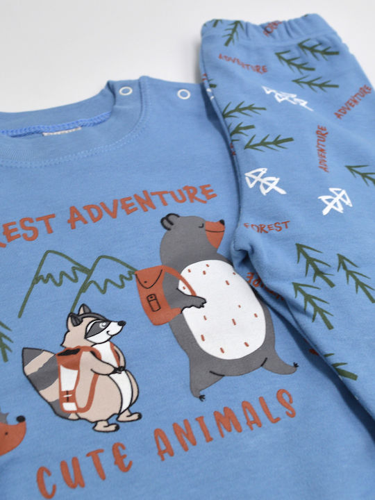 Extan Bebe Kids' Pajamas Winter Blue
