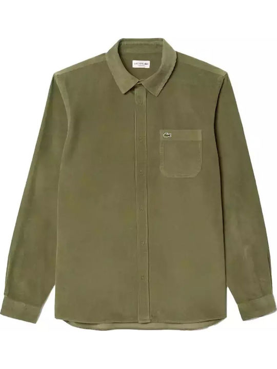 Langärmlig Hemd Khaki Green
