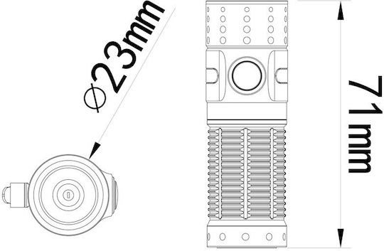 M-Tech Iluminat de lucru Baterie LED IP65 cu luminozitate până la 490lm