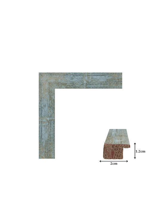 Wall-mounted Wooden Photo Frame with Gray Frame