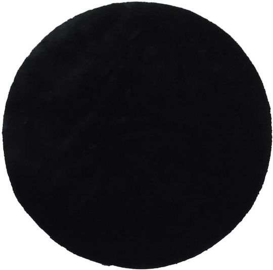 Newplan Puffy Set Modern Schlafzimmer-Teppichsets Synthetisch,Polyester/Cotton/Leather Black 5-41-PF-T-FC9BLACK 3Stück