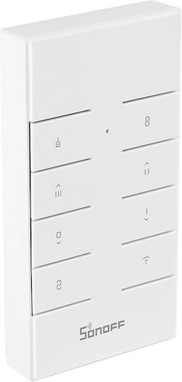 Sonoff RM433-R2 Επιτοίχιος Διακόπτης Τοίχου Εντολών με Πλαίσιο Λευκός