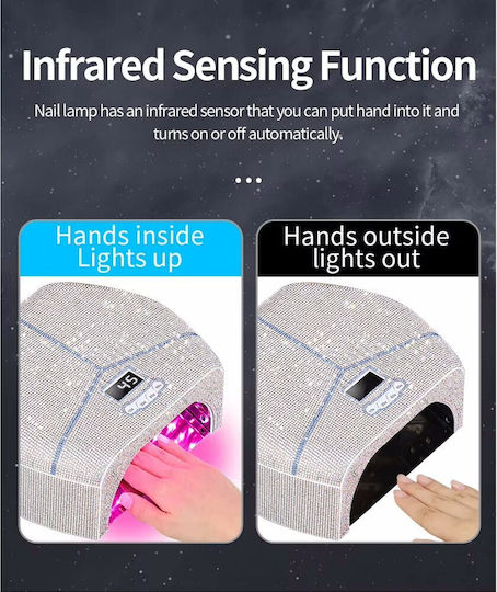 Blueque Nail Polish Curing Lamp UV 180W Red