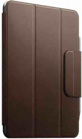 Nomad Флип капак Кожен Устойчив Кафяв (iPad Air 2024 13" - iPad Air 2024 13" / iPad Pro 2018 12.9" - iPad Pro 2018 12.9" / iPad Pro 2020 12.9" - iPad Pro 2020 12,9" / iPad Pro 2021 12.9" - iPad Pro 2021 12.9" / iPad Pro 2022 12.9'' - iPad Pro 2022 12.9'')