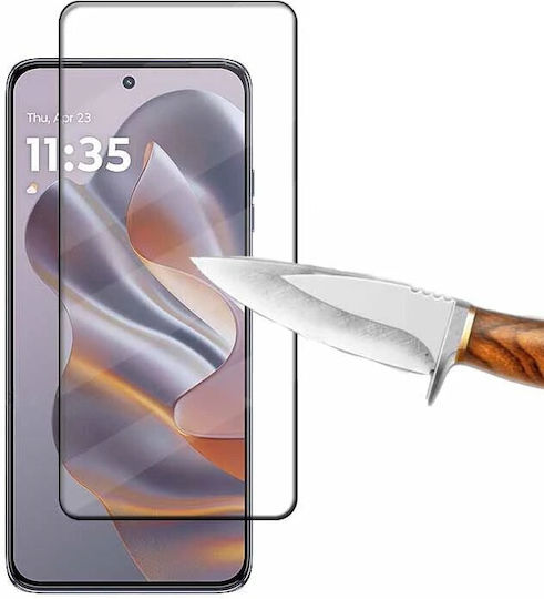 Panzerglas 3D Motorola Edge 50 Neo Schwarzer Rahmen