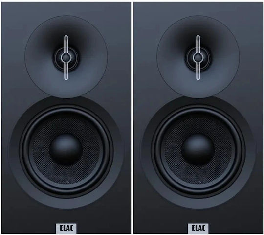 Elac Debut B5.3 32150 Ζεύγος Ηχείων Hi-Fi Βιβλιοθήκης 120W 2 Δρόμων Π17.2xΒ26.7xΥ31.1εκ. Μαύρο