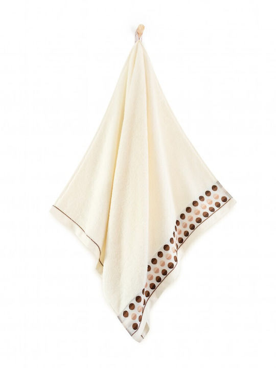 Zwoltex Badehandtuch 70x140εκ. Beige