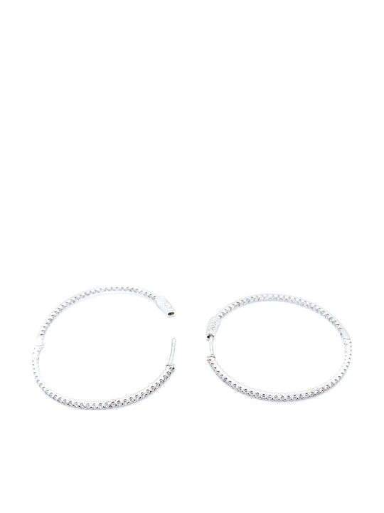 PS Silver Ohrringe aus Silber mit Steinen