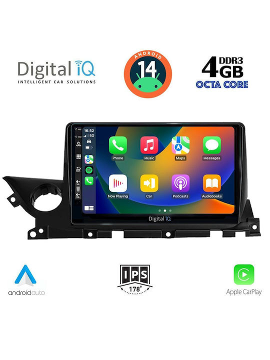 Digital IQ Car Audio System for Mazda 6 2021> (Bluetooth/USB/AUX/WiFi/GPS/Apple-Carplay/Android-Auto) with Touch Screen 9"