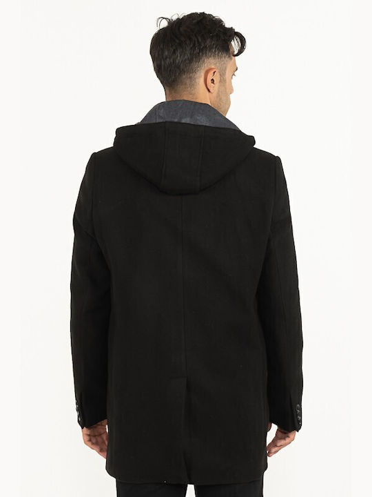 Men's Half Coat Black