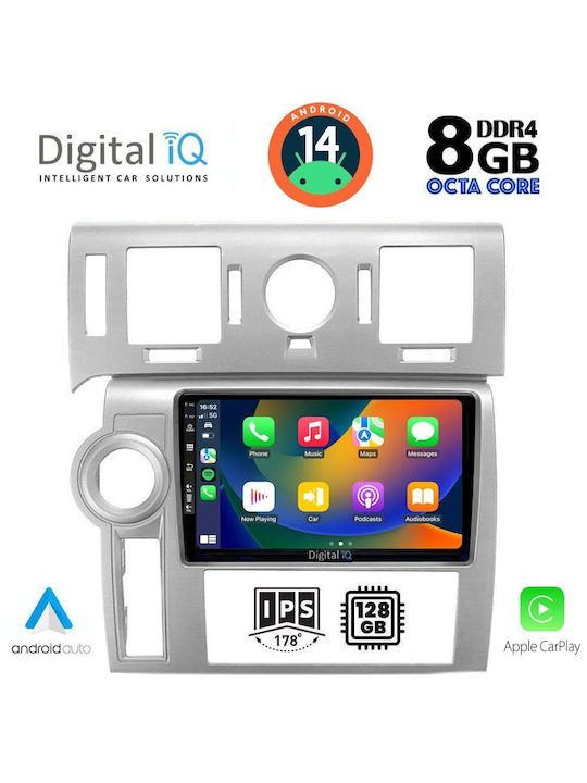 Digital IQ Car Audio System Hummer H2 2008-2009 (Bluetooth/USB/AUX/WiFi/GPS/Apple-Carplay/Android-Auto) with Touch Screen 9"