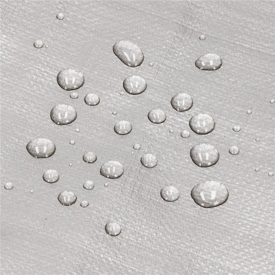 Waterproof Laminated Polyethylene Tarp 210g/m2 4x6m Gray