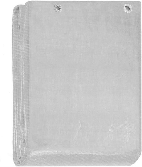 Waterproof Laminated Polyethylene Tarp 210g/m2 4x6m Gray