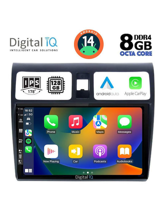 Digital IQ Car Audio System for Suzuki Swift 2005-2011 (Bluetooth/USB/AUX/WiFi/GPS/Apple-Carplay/Android-Auto) with Touch Screen 10"