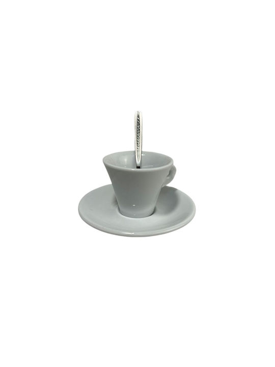 Epiplo-Fos Set Spoons Coffee / Tea Stainless Steel Brown 11.5cm 12 Pieces