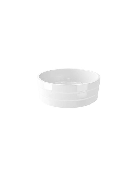 Sanindusa Ring Countertop Sink Porcelain 45x45cm White