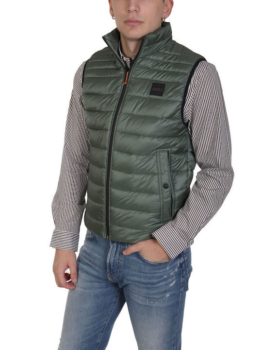 Hugo Boss Sleeveless Jacket Puffer Khaki