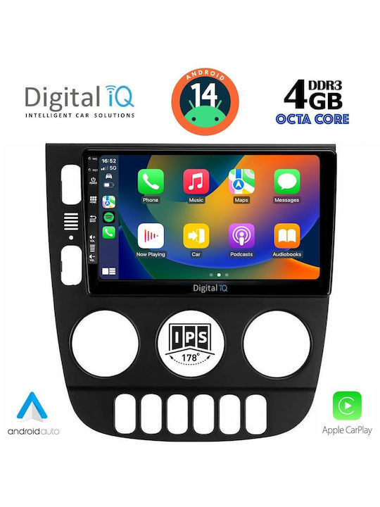 Digital IQ Car Audio System for Mercedes-Benz ML 2002-2005 (Bluetooth/USB/AUX/WiFi/GPS/Apple-Carplay/Android-Auto) with Touch Screen 9"