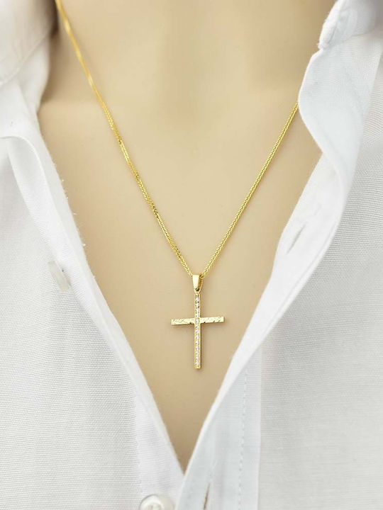 Goldjewels Χρυσός Σταυρός 14Κ