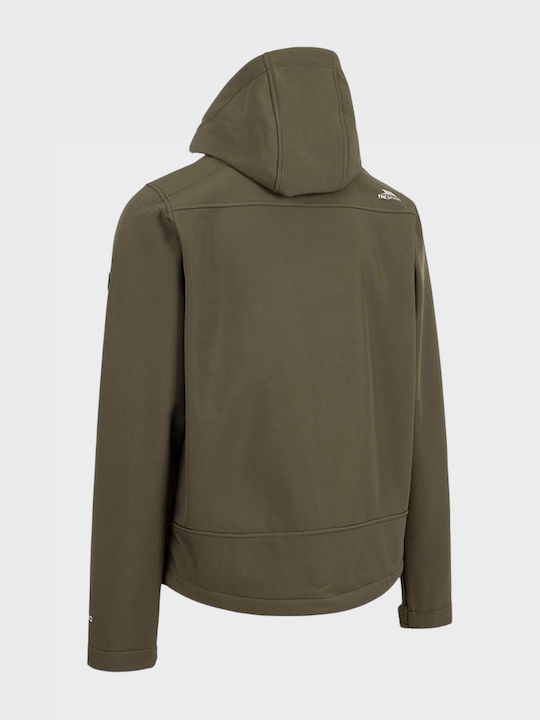 Χειμωνιάτικο Μπουφάν Softshell Αδιάβροχο και Αντιανεμικό Χακί