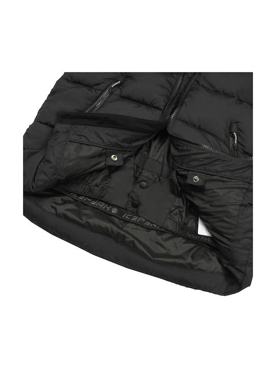 Παιδικό Casual Μπουφάν με Κουκούλα Black