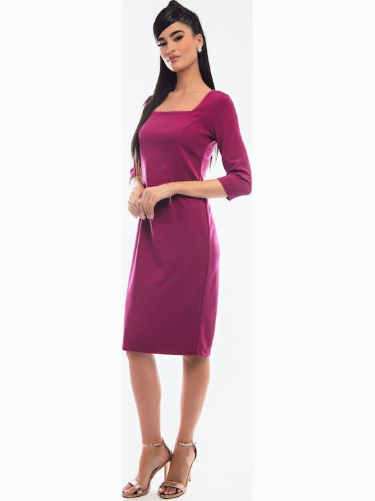 Kleid Magenta