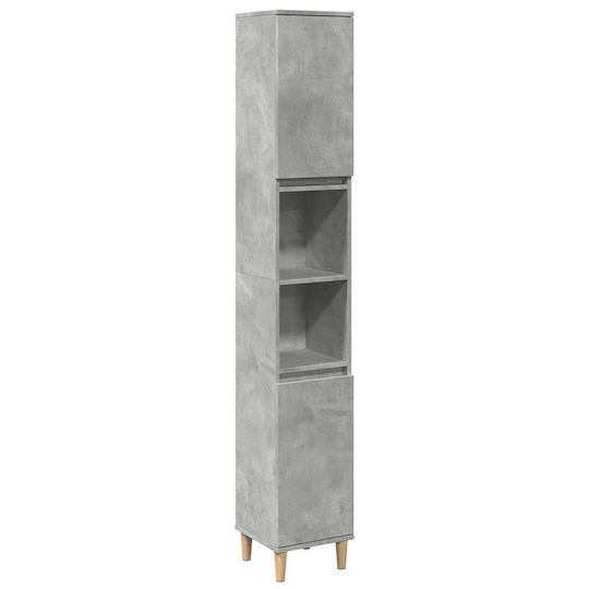 vidaXL Set de Mobilier Blat cu Lavoar L65xW60xH33cm Beton gri