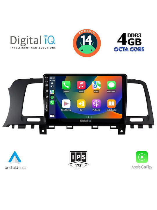 Digital IQ Car-Audiosystem für Nissan Murano 2007-2014 (Bluetooth/USB/AUX/WiFi/GPS/Apple-Carplay/Android-Auto) mit Touchscreen 9"