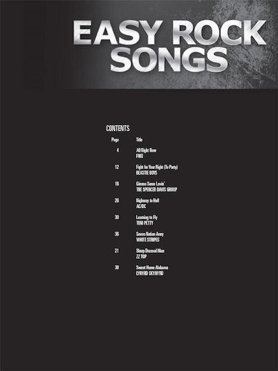 Hal Leonard Drum Play Along за Барабани Том 42 - Лесен рок