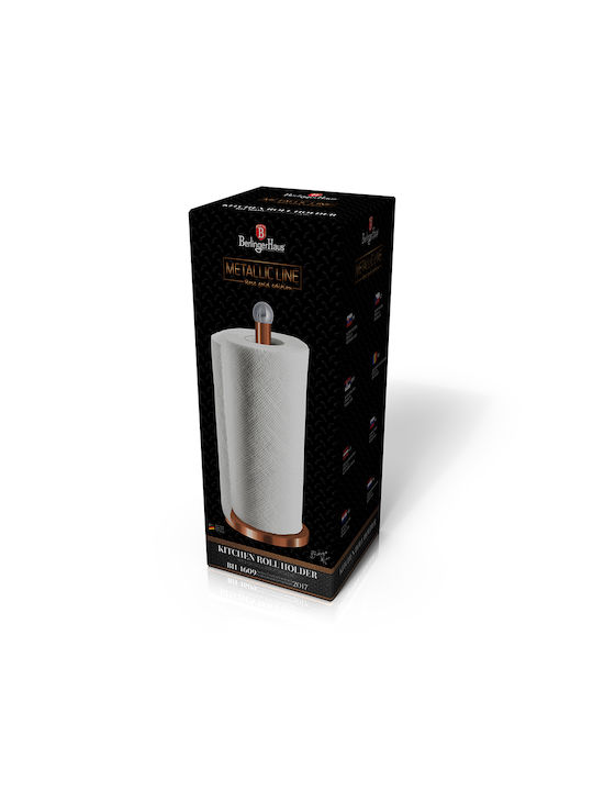 Berlinger Haus Metallic Paper Towel Holder Metallic Line Rose Gold 15cm BH-1609