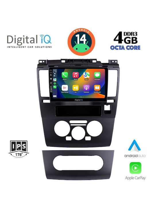 Digital IQ Car Audio System for Nissan Tiida 2004> (Bluetooth/USB/AUX/WiFi/GPS/Apple-Carplay/Android-Auto) with Touch Screen 9"