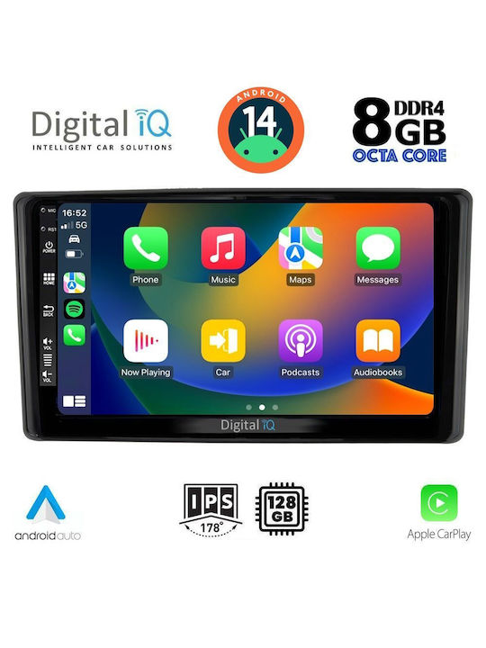 Digital IQ Sistem Audio Auto pentru Toyota Raize 2020> (Bluetooth/USB/AUX/WiFi/GPS/Apple-Carplay/Android-Auto) cu Ecran Tactil 10"