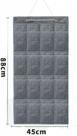 Tpster Stoff Aufhängen Aufbewahrungshülle für Kleidung in Gray Farbe 88x45x88cm 1Stück