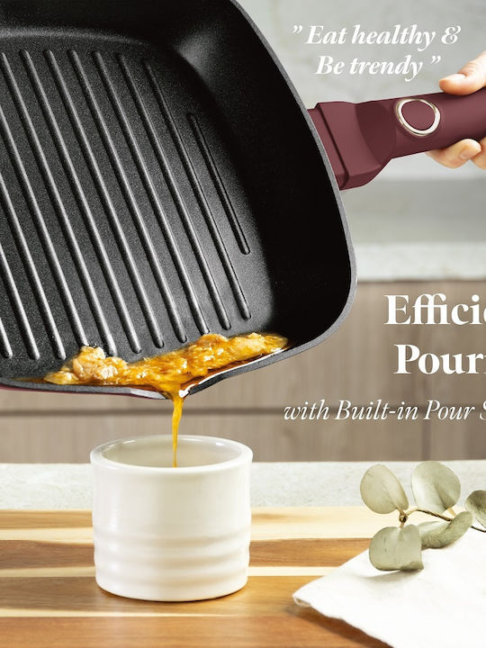 Berlinger Haus Grill made of Aluminum with Non-Stick Coating 28cm