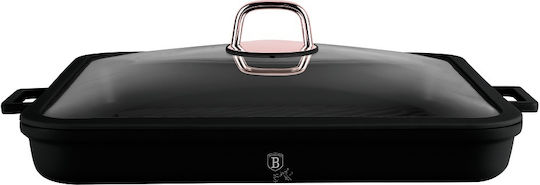Berlinger Haus Black Rose Collection Γκριλιέρα από Αλουμίνιο με Καπάκι με Αντικολλητική Επίστρωση 34cm