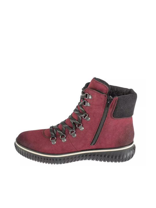 Rieker Boots Burgundy 74247-35