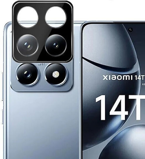 Protector de cameră din sticlă temperată pentru Xiaomi 14t Pro Negru