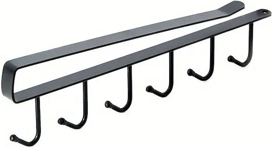 Suport De Cană Metalic 25 Cm Negru