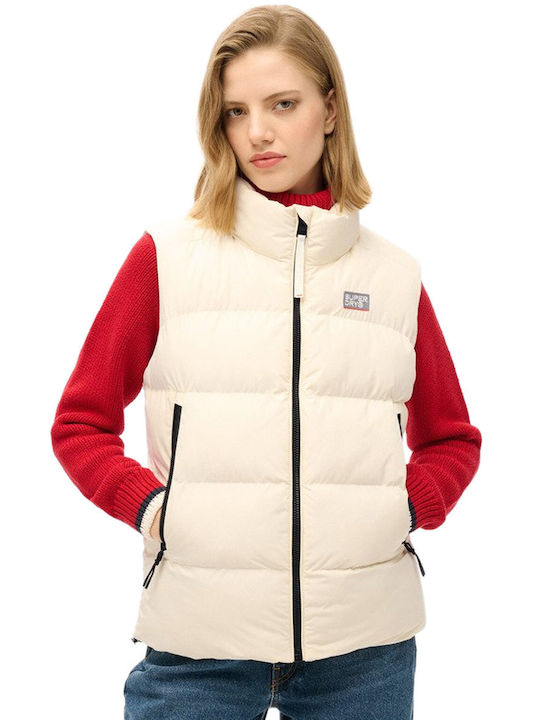 Superdry Ärmellos Sportjacke Weiß