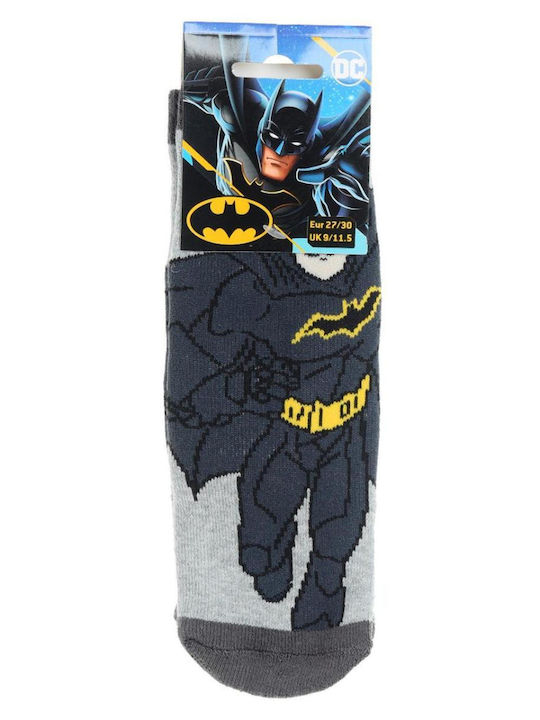 Superheroes Kids' Socks Non-Slip Grey