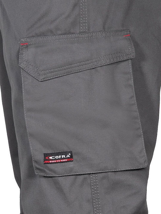 Cofra Mombasa Work Coveralls Dungarees Cotton Gray