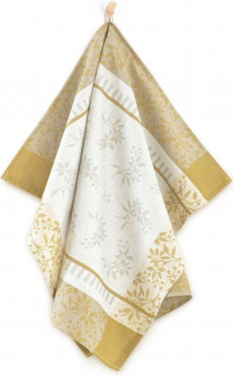 Zwoltex Towel from 100% Cotton in Yellow Color 50x70cm Zwoltex Towel from 100% Cotton in Yellow Color 50x70cm