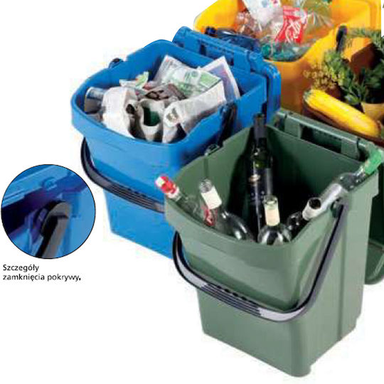 Urban Plus 40l Waste Sorting Bin Bio Waste Brown