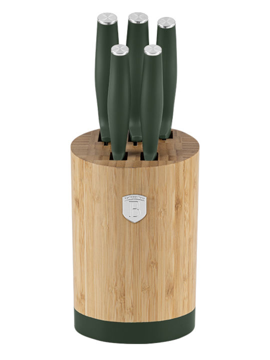 Berlinger Haus Collection Set of Knives with Base Made of Stainless Steel 6 Pieces