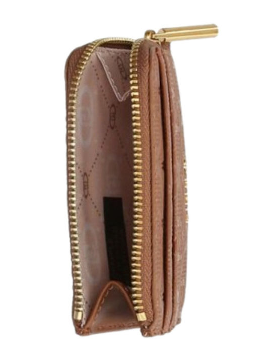 Small Leather Women's Wallet Cards Brown