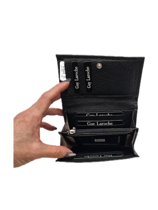 Small Leather Women's Wallet Classic with RFID Black