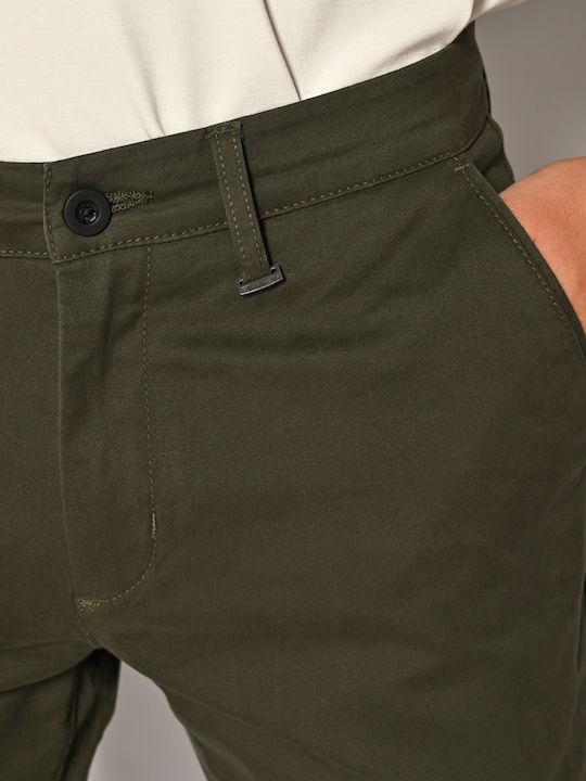 Παντελόνι Chino Ελαστικό σε Slim Εφαρμογή Dark Oil