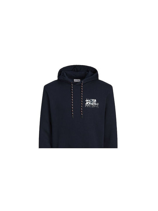 Jack & Jones Sweatshirt with Hood Goblin Blue