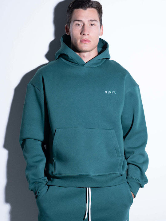 Sweatshirt with Hood Petrol (Item J062)